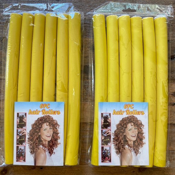 9.5" Spiral Hair bendable Foam Curler Roller Set - Picture 3 of 5